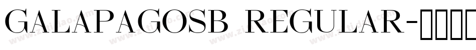 GalapagosB Regular字体转换